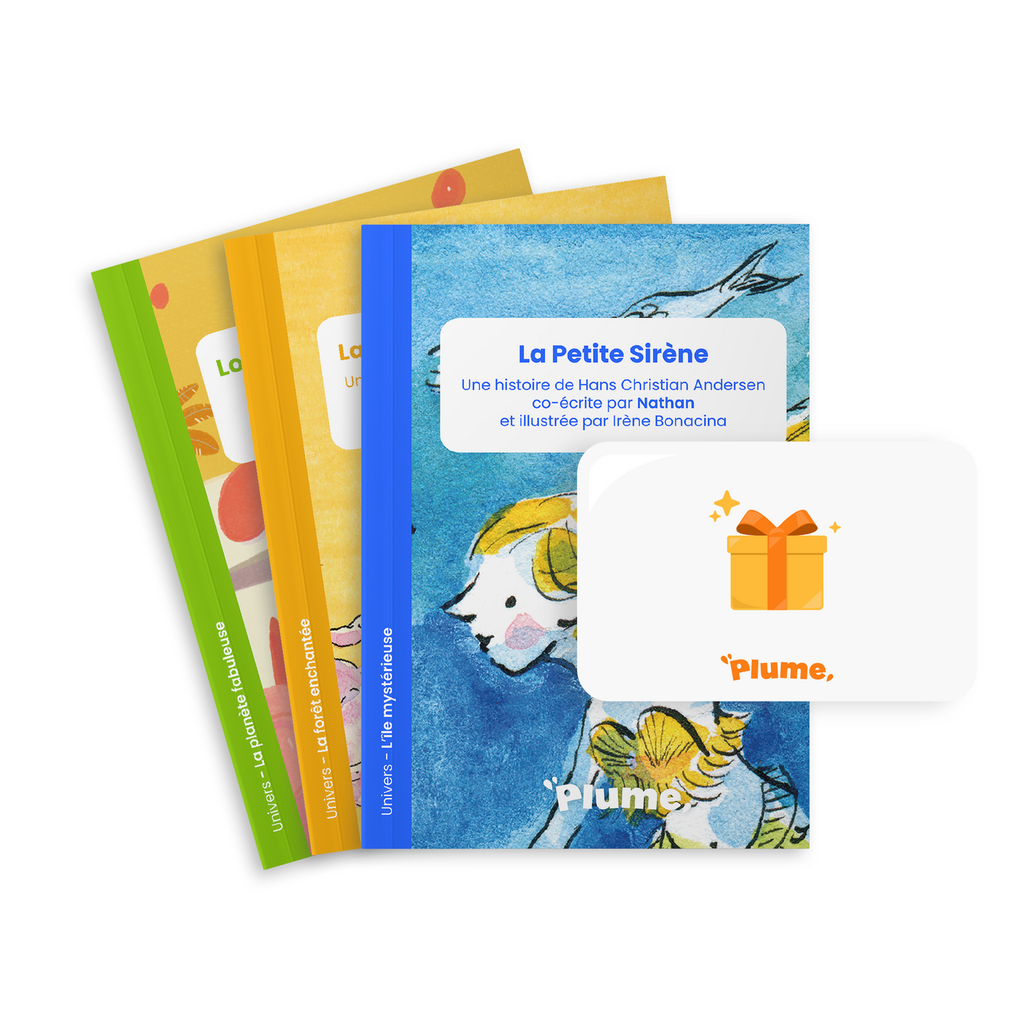 Carte cadeau – Trois histoires et leurs impressions